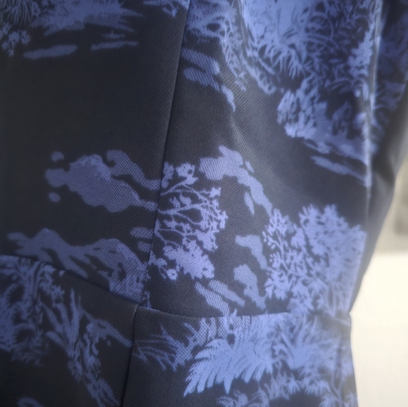 Ann Taylor NWT Floral Cap Sleeve Square Neck Sheath Dress Sz 14 - Picture 9 of 15